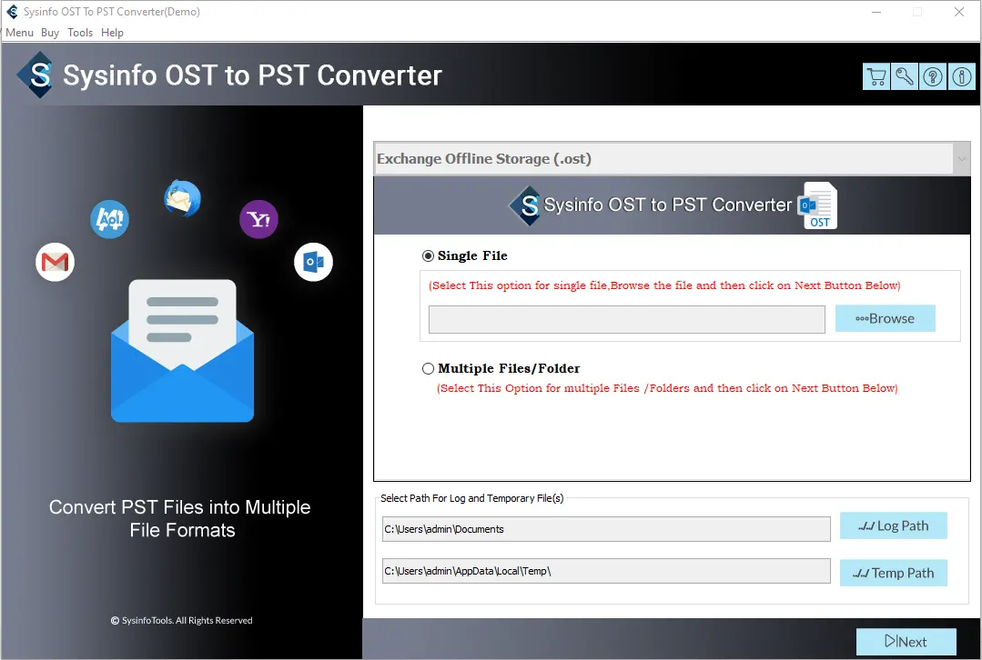 OST to PST Conversion Tool software